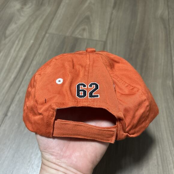 Bacardi Rum 62 NEW Promo Baseball Golf Hat Cap Adjustable Embroidered Orange - Picture 3 of 8